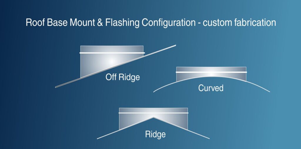 Architectural stainless steel roof flashings